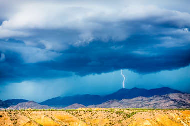 lightning at big bend national park 