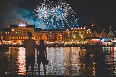 Disney World boardwalk