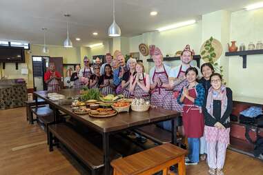 Seven Women cooking class