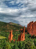 Rock formations in Colorado outside of Colorado Springs