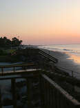 A sunrise over the beach on St. Simons Island, Georgia